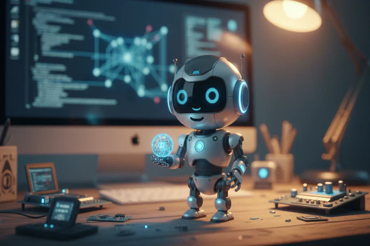 Little AI robot toys for kids