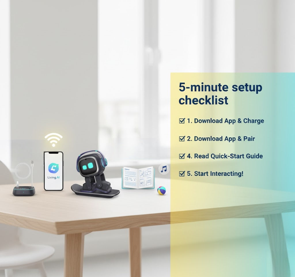 Just unboxed EMO—what should I do first? (5-minute setup checklist)