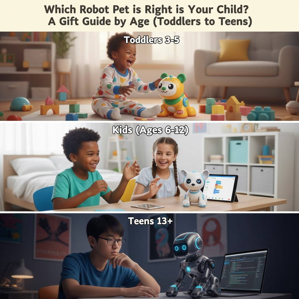 Which Robot Pet is Right for Your Child? A Gift Guide by Age (Toddlers to Teens)
