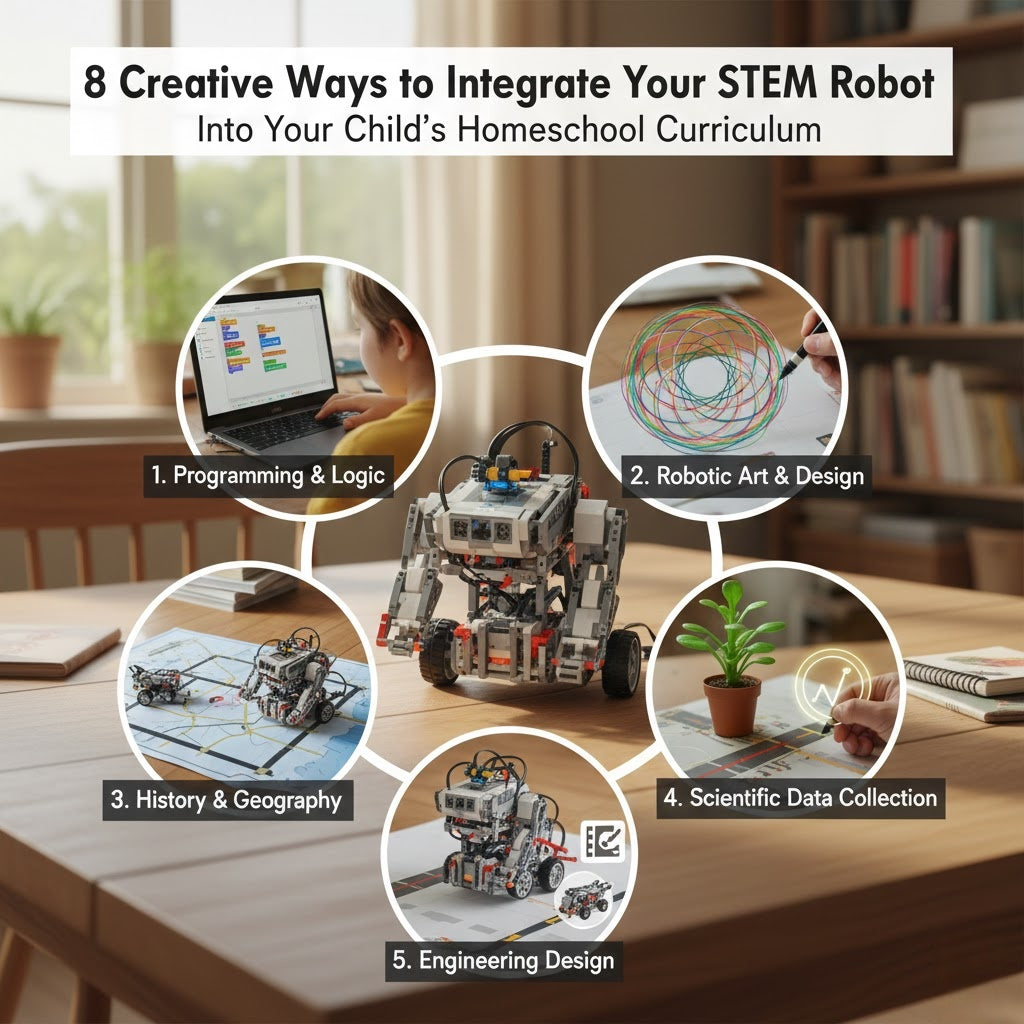 8 Creative Ways to Integrate Your STEM Robot into Your Child's Homesch
