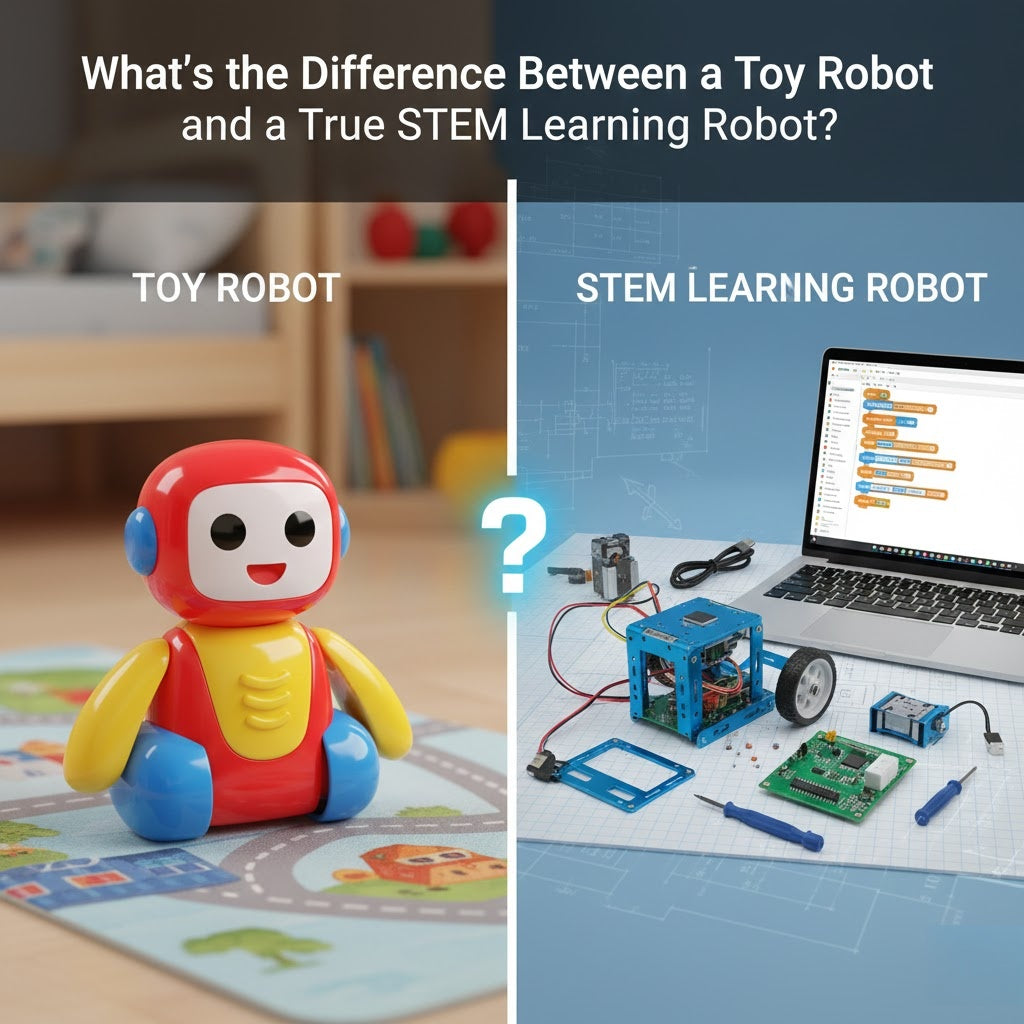 What’s the Difference Between a Toy Robot and a True STEM Learning Robot?