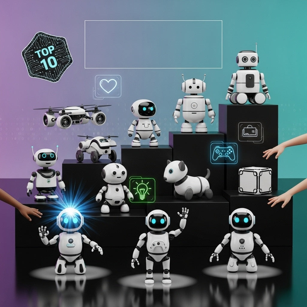 Top 10 White and Black Robot Toys Your Kids Will Love