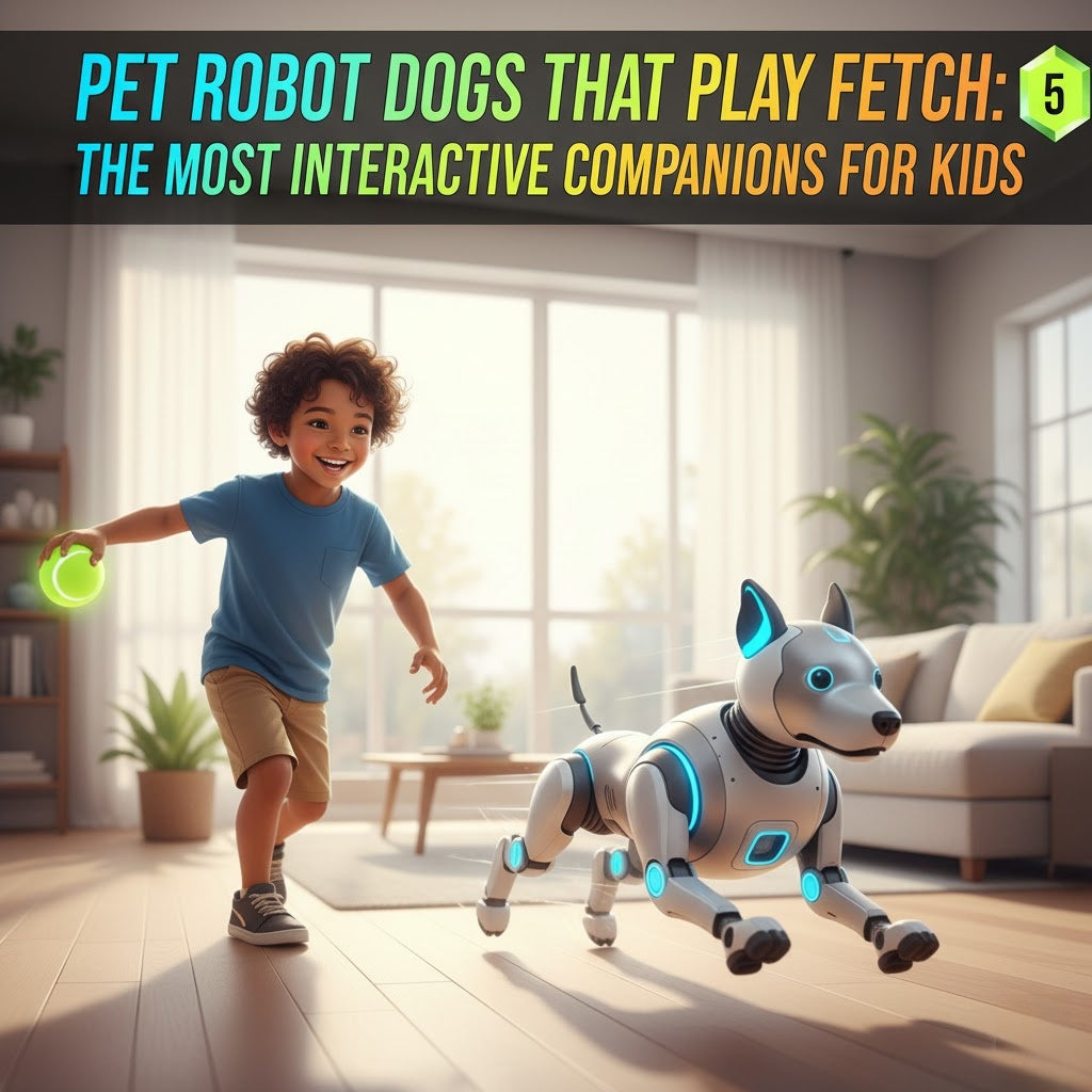 Pet Robot Dogs That Play Fetch: The 5 Most Interactive Companions for Kids