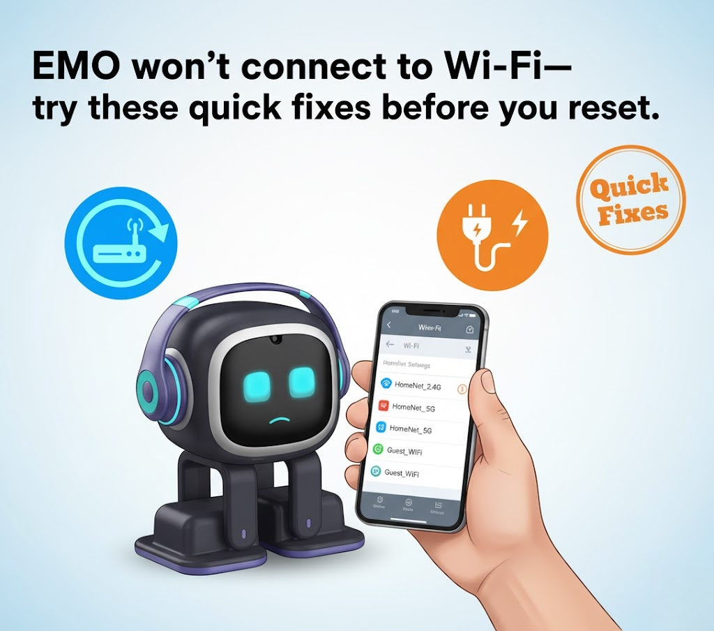 EMO won’t connect to Wi-Fi—try these quick fixes before you reset
