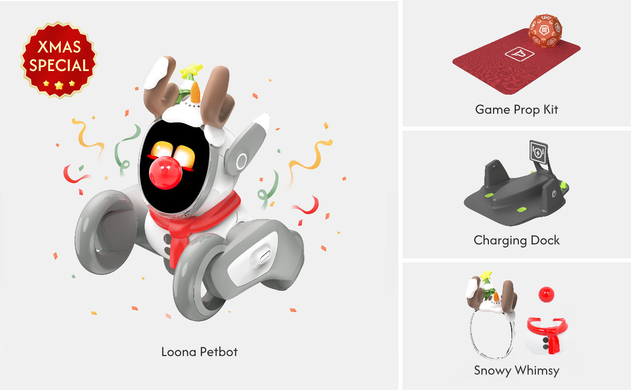 Loona Realistic Emo Robot Pet Dog - Your Smart AI Companion Robot